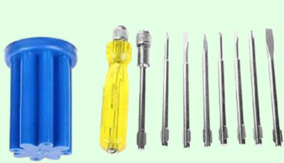 dijon Screw Driver and Repair Tool Kit Set 8 in 1 Standard Screwdriver Set(Pack of 1)