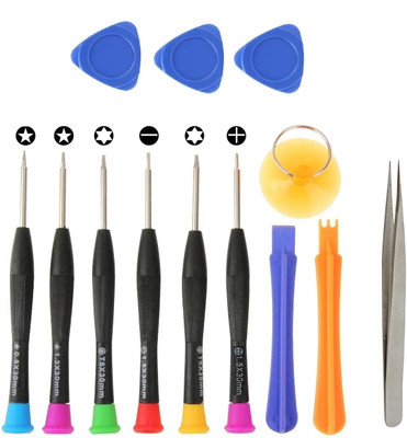vadda bai 6 Pcs. Screwdriver Tool Kit with 1 Tweezer and 3 Opener for Mobile Repair Combination Screwdriver Set(Pack of 1)