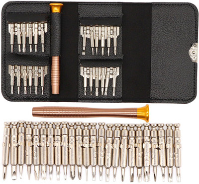 vadda bai 24 Magnetic Bit Screwdriver Set for Repair Mobile, Watch and Electronic Devices Combination Screwdriver Set(Pack of 25)