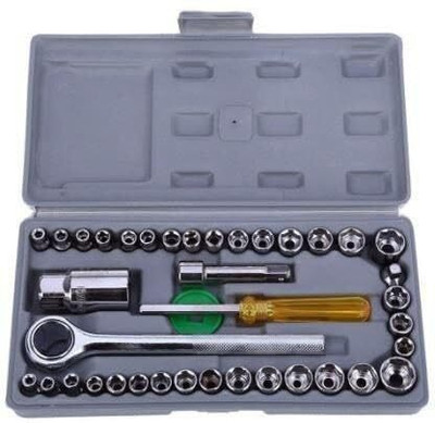 PRIMENTERPRISE 40pc Wrench Hand Socket Socket Set Socket Set(Pack of 1)