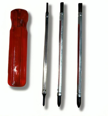 ZIODIC 6 in 1 MULTI BIT REVERSIBLE SCREWDRIVER SET Standard Screwdriver Set Standard Screwdriver Set(Pack of 1)