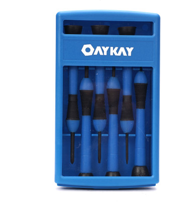 Oaykay 6 Pcs Precision Screwdriver Set Precision Screwdriver Set(Pack of 1)