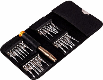 NIRVA 25 in 1 Precision Screwdriver Set Diy Mini Repair Tool Kit for PC Glasses Precision Screwdriver Set(Pack of 1)