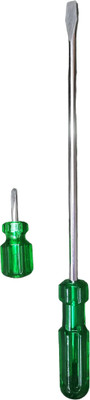 Powertoolz TCS-04 Heavy duty screwdriver set Long Handle Screwdriver Set(Pack of 2)