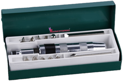 MALFAH ENTERPRISES Hanbon 13pcs Impact Screwdriver 63113 Combination Screwdriver Set(Pack of 13)