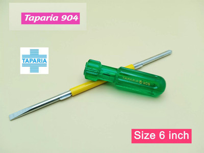 TAPARIA Yellow and Green 904-i Stainless Steel Screw Driver Combination Screwdriver(Pack of 1)