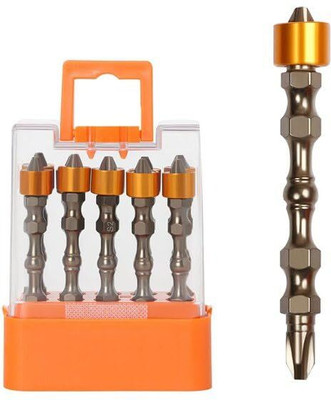 PKT Strong Magnetic Screwdriver Bit Set 65mm Phillips Electronic Screwdriver Bits Combination Screwdriver Set(Pack of 10)