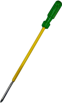Jon Bhandari Tools Insulated Two in One Screwdriver 6x250mm Slotted Flat (minus) & Phillips + star Standard Screwdriver(Pack of 1) Jon Bhandari Tools Insulated Two in One Screwdriver 6x250mm Slotted Flat (minus) & Phillips + star Standard Screwdriver(Pack of 1)