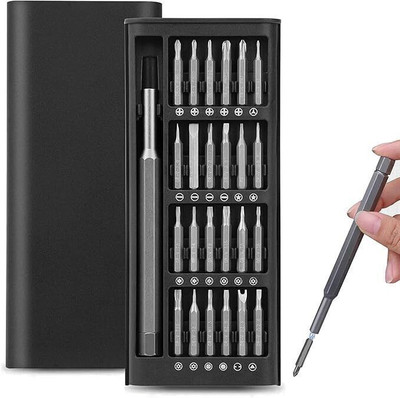 Tap2kaart 24 in 1 Screwdriver Kit Multifunctional Screw Fastener Kit, Magnetic Driver Set Combination Screwdriver Set(Pack of 1)