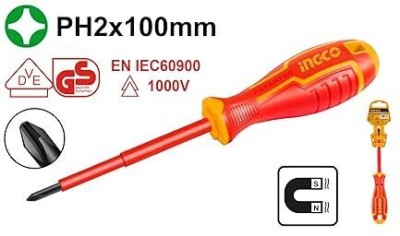 INGCO HISD81PH3150 Insulated screwdriver Ratchet Screwdriver(Pack of 1)