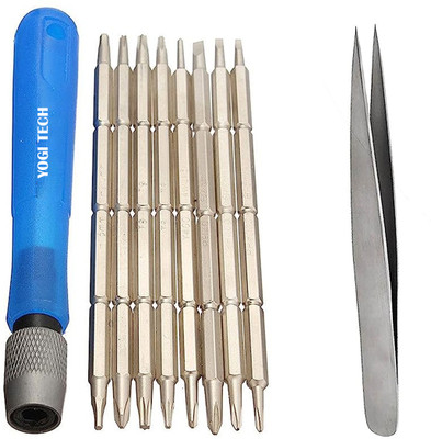 YOGI-TECH 9in1 Screwdriver Tool Kit Standard Screwdriver Set(Pack of 1)