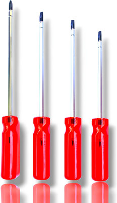 PRECISTO 4 pcs Screw Driver Tool Set Kit, CR-V Screwdriver Set for DIY Household Repair Combination Screwdriver Set(Pack of 4)