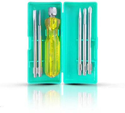 Kiesh 5 Pcs Combination Screwdriver Set Kit With Different Blades for Multipurpose Use Combination Screwdriver Set(Pack of 5)