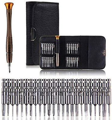 Xydrozen 25 in 1 Wallet Style Precision Screwdriver Set / Repairing Tool Kit Precision Screwdriver Set(Pack of 25)