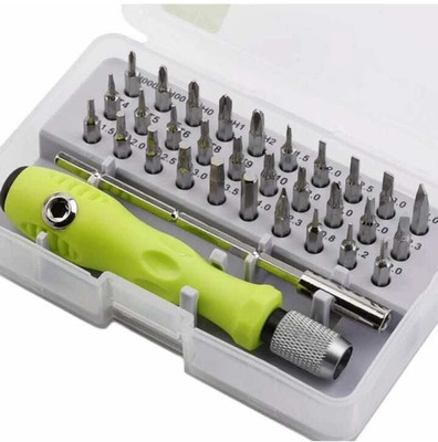 Justakeit 32-in-1 Mini Screwdrivers Set with Case Magnetic Repair Tool Kit Precision Screwdriver Set(Pack of 1)