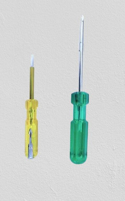 JACKLY Screwdriver Kit of 5 Bits and 1 Handle (Multipurpose Tool and Usage)66 Combination Screwdriver Set(Pack of 2)