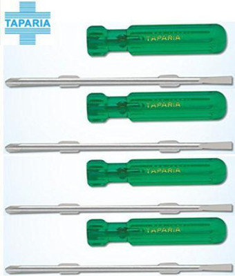 TAPARIA 904IBT 2 in 1 Screwdriver Set of 4 Long Handle Screwdriver(Pack of 4)