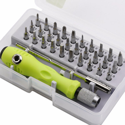 VIDORA 32 in 1 Interchangeable Multipurpose Mini Magnetic Slot Wrench Bits Repair Tools Long Handle Screwdriver Set(Pack of 1)