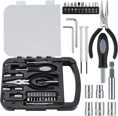 Calldrishe Electric Socket Screwdriver Tool Set 22Piece Tool Kit for Men Home and Household Socket Set(Pack of 1)