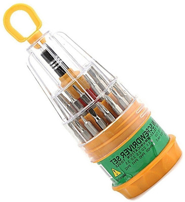 JACKLY Screwdriver Kit of 5 Bits and 1 Handle (Multipurpose Tool and Usage)79 Combination Screwdriver Set(Pack of 31)
