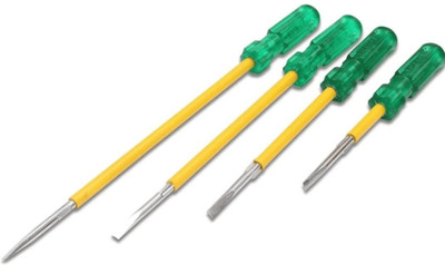 Toolbox 2 in 1 Reversible Screwdriver Kit Set Standard Screwdriver Set(Pack of 4)