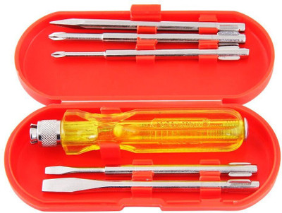 Spartan Spartan BS-01 5-Pieces Kit (Multicolour) Combination Screwdriver Set(Pack of 1)