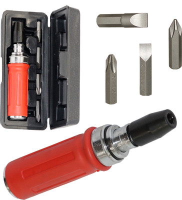 Digital Craft Durable Impact Driver Set with 5 High-Strength Steel Bits Impact Screwdriver Set(Pack of 1)