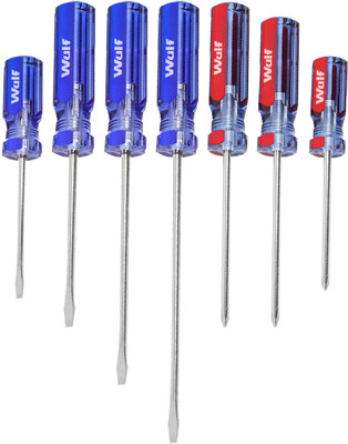 Wulf Screw Driver-Set of 7 pcs Combination Screwdriver Set(Pack of 7)