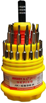 Gilhot Steel 31 in 1 with 30 Screwdriver Bits, Professional Magnetic Driver Combination Screwdriver Set(Pack of 1)