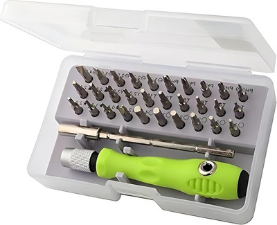 VMTRONIX Multipurpose 32-in-1 Magnetic Repair Tool Kit For Home, Office & Tech Repairs | Precision Screwdriver Set(Pack of 1)