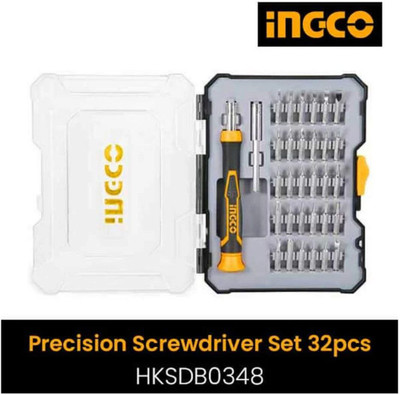INGCO 32 Pcs precision screwdriver set Precision Screwdriver Set(Pack of 32)