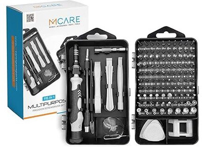 wonder digital Screw driver Tool kit set, 115 in 1 Professional Precision Screwdriver Set Stubby Screwdriver Set(Pack of 1)
