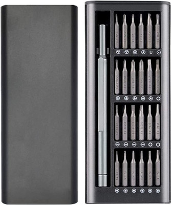 Ghelonadi 24 Pieces Precision Screwdriver Set Multifunction Magnetic Driver Bit Set Pocket Combination Screwdriver Set(Pack of 24)