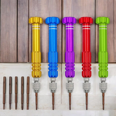 AKT 5in 1 Multi-Bit Screwdriver Combination Screwdriver Set(Pack of 1)