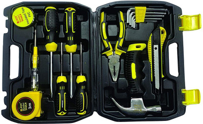 Jon Bhandari Tools Steel Premium Tool Kit Set for professional, Semi-professional and Home Use - 16 Pc Standard Screwdriver(Pack of 16)