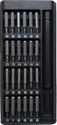 GIOGD 24 In 1 Mini Precision Screwdriver Set with Magnetic Head & S2 Steel Bits Standard Screwdriver Set(Pack of 1)