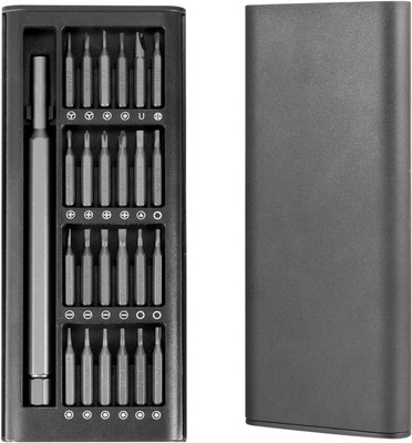 COSKIRA 24 in 1 Precision Screwdriver Set, Multifunction Magnetic Driver Bit Set Stubby Screwdriver Set(Pack of 1)