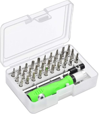 CUZWAVE 32 in 1 Mini Screwdriver Bits Set Standard Screwdriver Set(Pack of 32)