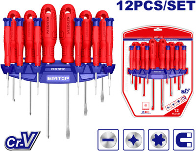 Shartools EMTOP SCREWDRIVER and precision screwdriver set 12Pcs ESST1201 Precision Screwdriver Set(Pack of 1)