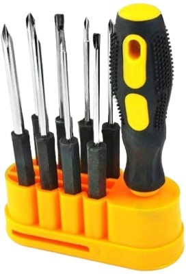 VICHAXAN Screw driver Tool kit set, 8 in 1 Professional Precision Screwdriver Set Standard Screwdriver Set(Pack of 1)