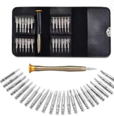 GRANSI 25 Pcs in-1 Portable Pocket Screw driver Mobile Repairing Tool Kit Precision Screwdriver Set(Pack of 1)