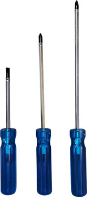 Riva HRT-01 Heavy duty screwdriver set Long Handle Screwdriver Set(Pack of 3)