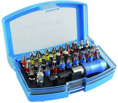 Högert Technik German Screwdriver Bit Set S2 Alloy Standard Screwdriver Set(Pack of 32)