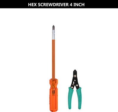 tHemiStO TH-T23 HEX Screwdriver with Wire Stripper Combination Screwdriver(Pack of 1)