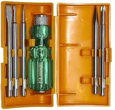 Implemental Screw Driver Set-C812 (Pechkas Set) Combination Screwdriver Set(Pack of 1)