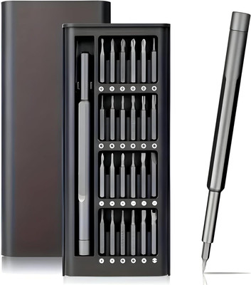 decorhomz 24 in 1 Mini Precision Screwdriver Set With Case, Magnetic Micro Driver Tool Kit Precision Screwdriver Set(Pack of 1)