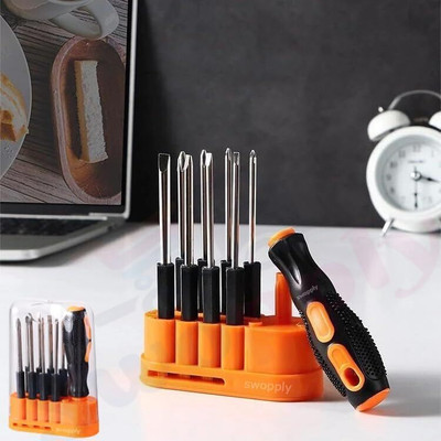 VICHAXAN Screw driver Tool kit set, 8 in 1 Professional Precision Screwdriver Set Standard Screwdriver(Pack of 1)