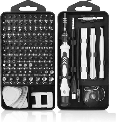 SKYVOKES 115-in-1 Precision Screwdriver Set Combination Screwdriver Set(Pack of 1)