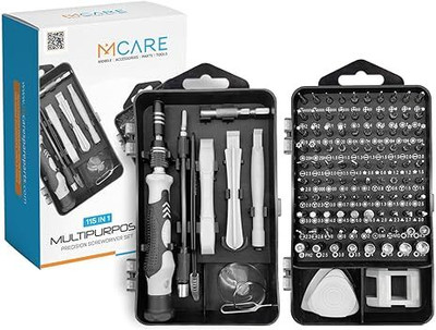 The Electra Screw driver Tool kit set, 115 in 1 Professional Precision Screwdriver Set Standard Screwdriver Set(Pack of 1)