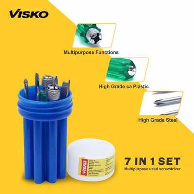 VISKO 111 Combination Screwdriver Set(Pack of 9)